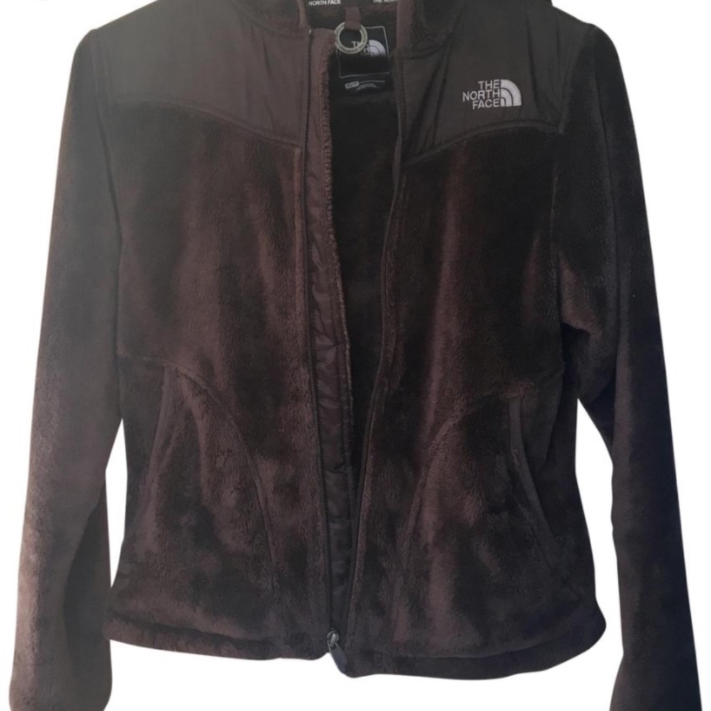 Hooded, Brown North Face Fleece